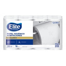 Papel higinico Elite doble hoja 20m inst. 3x16