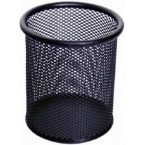 Porta Lpiz Metal Calado negro