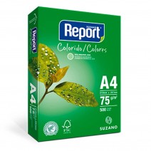 Report A4 75 grs. 500 hojas - Verde