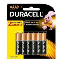 Pila AAA Duracell Alcalina Blister x 6u