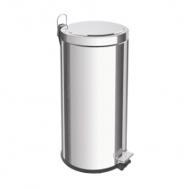 Papelera Acero Inox. Con Pedal 30 lt