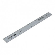 Regla 30cms. aluminio Studmark