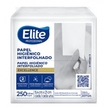 Papel Higinico Elite intercalado 200 hjs 216 x 132