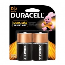 Pila Grande D2 Duracell Alcalina Blister x 2u