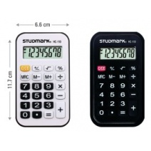 Calculadora de mano 8 digitos cestuche Studmark