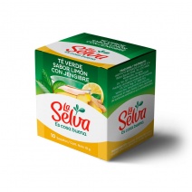 Té de limón y jengibre La Selva caja 10u