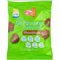 Galletita dulce sin azcar sabor chocolate 150grs.