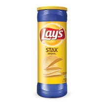 Papas Lays Stax Tubo 163grs