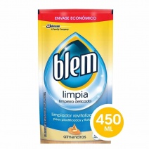 Limpiador Blem De Pisos Plastificados Y Flotantes Con Almendras Doypack De 400 Ml