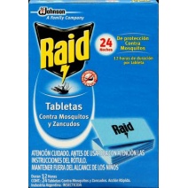 Raid Tabletas Mata Mosquitos x24.