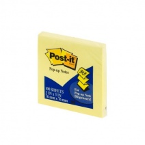 Post-it Notas Adhesivas Pop-Up 3M 76mm Amarillo.