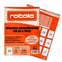 Etiqueta Rotola A43-33  A4356