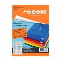 Etiqueta Rotola A43-126 / A4349