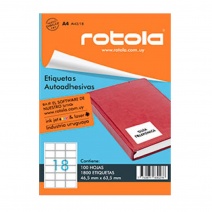 Etiqueta Rotola A43-18  A4361