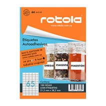Etiqueta Rotola A43-65  A4351