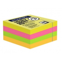 Notas Autoadhesivas Neon Cubo 75x75 STUDMARK 400hjs