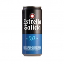 Cerveza Estrella De Galicia Lata 330cc. 0.0 Sin Alcohol