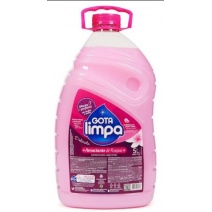 Limpiador Lquido con Desinfectante Gota Limpa Floral 5lts