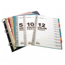Separadores de plastico A4 10 div Studmark