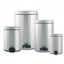 Papelera Acero Inox. C/Pedal 5 lts