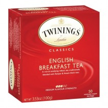 T Twinings English Breakfast tea, Caja 50u.